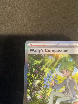 Pokemon TCG Wally's Compassion SIR Trainer Mega Evolution Card 186/132 - Image 2