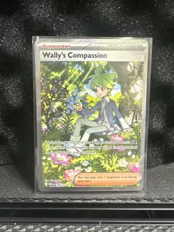 Wally's Compassion - 186/132 - SIR - Mega Evolutions - Pokemon TCG MINT NEW - Image 1