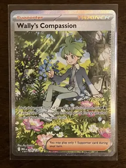 Pokemon TCG Mega Evolution Wally’s Compassion SIR 186/132 - Image 1
