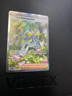 Pokemon TCG Wally's Compassion 186/132 Mega Evolution SIR Holo - Image 1