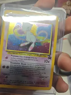 Mew 09/53 Wotc Promo Holo Black Star Pokemon Card (MODERATELY PLAYED) - Image 4