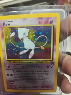 Mew 09/53 Wotc Promo Holo Black Star Pokemon Card (MODERATELY PLAYED) - Image 5