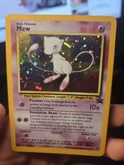 NM Mew HOLO WOTC Black Star Promo (9) 09/53 - Pokemon Card TCG UK - Image 1