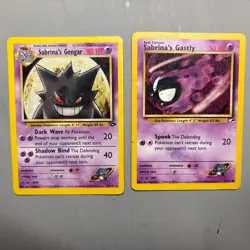 2000 Sabrina's Gengar 29/132, Sabrina’s Gastly -Non-Holo Rare Pokemon TCG LOT - Image 1