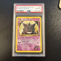 Pokemon TCG Sabrina's Gengar Gym Challenge 29/132 Non-Holo Rare PSA 10 - Image 1