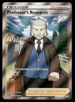 Pokemon Cards Professor's Research 150/159 Crown Zenith Rare Ultra NM - Image 1