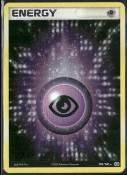 Psychic Energy 105/106 Holo EX Emerald Pokemon English Card (MP) - Image 1