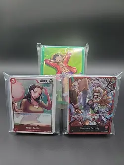 One Piece Starter Deck EX Gear 5 - Unsealed Deck & Sleeves (NO Bonus Card Pack) - Image 1