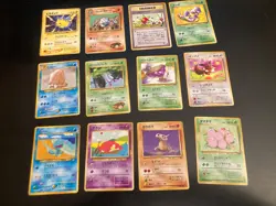 Lot of *23* 1996 POKEMON JAPANESE POCKET MONSTERS CARDS! 1 Holo! - Image 2