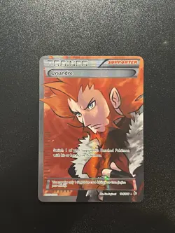 Pokemon TCG Lysandre Flashfire Holo Full Art Ultra Rare Card 104/106 - Image 1