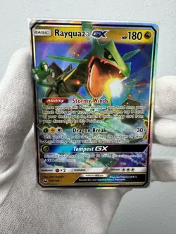 Rayquaza GX 109/168 Celestial Storm Pokemon Card TCG LP-NM - Image 1