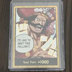 DON!! Card (Gol.D.Roger) (Gold) Carrying On His Will NM - Image 1