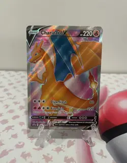 (MP-)Charizard V SWSH050 SWSH: Sword & Shield Promo Cards Holo - Image 1