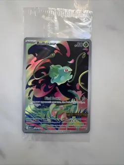 Pokemon TCG Bulbasaur Mega Evolutions 133/132 Illustration Card Sealed Mint New - Image 1