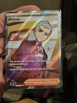 Atticus Prismatic Evolutions Pokemon TCG Card 134/131 Ultra Rare NM/M Condition - Image 1