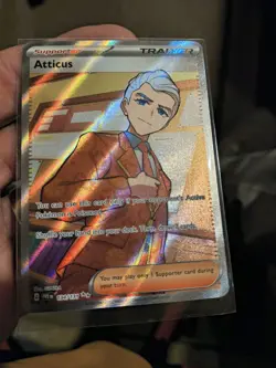 Atticus Prismatic Evolutions Pokemon TCG Card 134/131 Ultra Rare NM/M Condition - Image 4