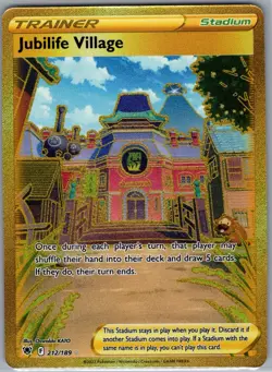 Jubilife Village 212/189 SWSH10: Astral Radiance - Pokemon Card - NM - Image 1
