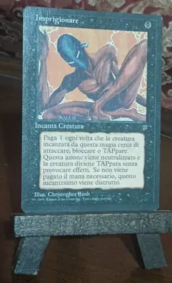 MTG Imprison Legend CCG Regular Rare Banned Italian Card Christopher Rush 1994 - Image 1