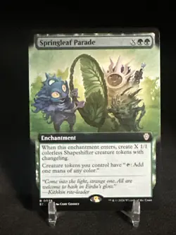 Springleaf Parade (Extended Art) R Commander: Lorwyn Eclipsed 39 - Image 1