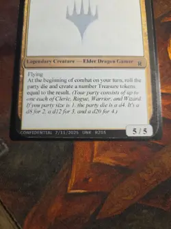 Genevieve Unknown Event Playtest Card MTG Gencon 2025 Rare Magic - Image 2