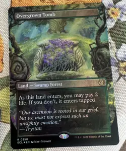 Overgrown Tomb (Borderless) Lorwyn Eclipsed Foil - Image 1