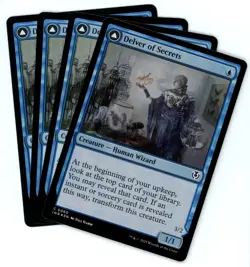 x4 Delver of Secrets (Foil) - Innistrad Remastered - MTG - NM/M - Image 1