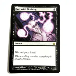 One with Nothing 84 R Saviors of Kamigawa Magic the Gathering MTG LP - Image 1