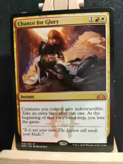 Chance for Glory - Ravnica Allegiance - Mythic - NM to LP (see pics) MTG - Image 1