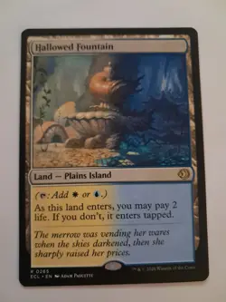 Hallowed Fountain NM Magic the Gathering Lorwyn Eclipsed MTG - Image 1