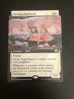 Nesting Dovehawk (Extended Art) Commander: March of the Machine MTG NM - Image 1
