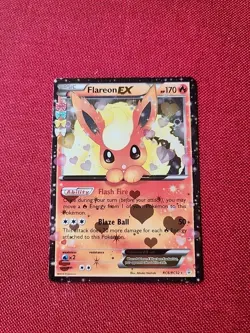 Pokemon Flareon EX RC6/RC32 Generations: Radiant Collection Holo NM - Image 1