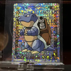 1999 Sticker Holo Series Nintendo Pokemon Blastoise Merlin Mint - Image 1
