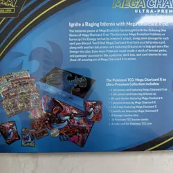 Mega Evolutions Mega Charizard X EX Ultra Premium Collection SEALED Pokemon TCG - Image 4