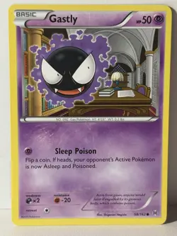 Gastly 58/162 XY BREAKthrough NM Pokemon Fast Ship - Image 1