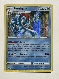Feraligatr 057/264 Holo Fusion Strike Foil Pokemon TCG Card 57/264 - Image 2