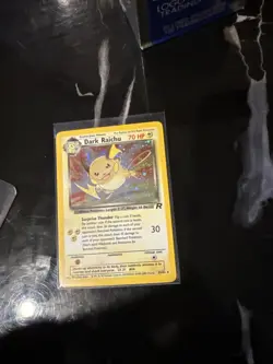 Dark Raichu - 83/82 - Pokemon Team Rocket Unlimited Holo Rare Card WOTC NM - Image 1
