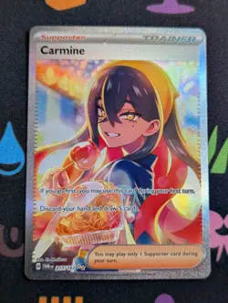Pokemon TCG Carmine 217/167 SV06 Twilight Masquerade SIR Full Art Chase NM - Image 1