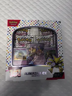 Pokemon TCG: Scarlet & Violet-151 Alakazam ex Collection Booster Box 820650855269 - Image 1
