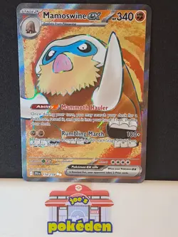 Mamoswine ex 174/159 Sv09: Journey Together Holo Ultra Rare NM/MT Pokemon TCG - Image 1