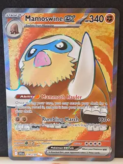Mamoswine ex 174/159 Sv09: Journey Together Holo Ultra Rare NM/MT Pokemon TCG - Image 2