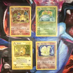 Pokemon TCG Base Set Holo Lot 1999 Charizard Venusaur Raichu Ninetales - Image 1