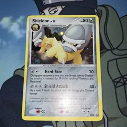 Pokemon TCG Shieldon Diamond & Pearl DP08 Black Star Promo MP - Image 1