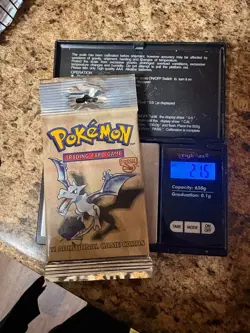 Pokemon long crimp fossil pack (heavy) 21.5g - Image 1