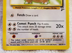 Kangaskhan 26/130 [Rare] BaseSet-2 English Regular Pokemon TCG Vtg NM - Image 3