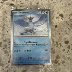 SEALED Pokemon TCG Articuno 032/159 Stamped Holiday Promo Journey Together NM - Image 1