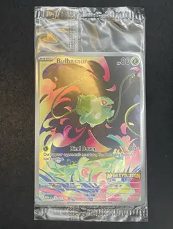 Pokemon TCG Bulbasaur Promo Mega Evolution Stamp 133/132 IR Sealed New - Image 1
