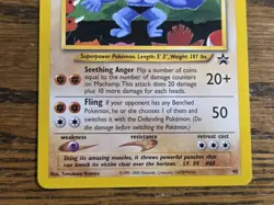 Pokemon Wotc Black Star Promo # 43 Machamp,,not played - Image 3