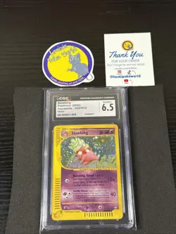 Slowking Aquapolis Holo H22/H32 - CGC 6.5 - EX/NM+ 🌀 Swirl - 2003 Pokemon - Image 1