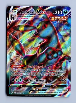 2021 POKEMON SWORD & SHIELD EVOLVING SKIES 095 FULL ART/UMBREON VMAX - Image 1