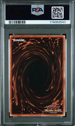 2022 YU-GI-OH! RUSH DUEL JPN OVER RUSH PACK #JP020 CYBER TWIN DRAGON PSA 10 - Image 2